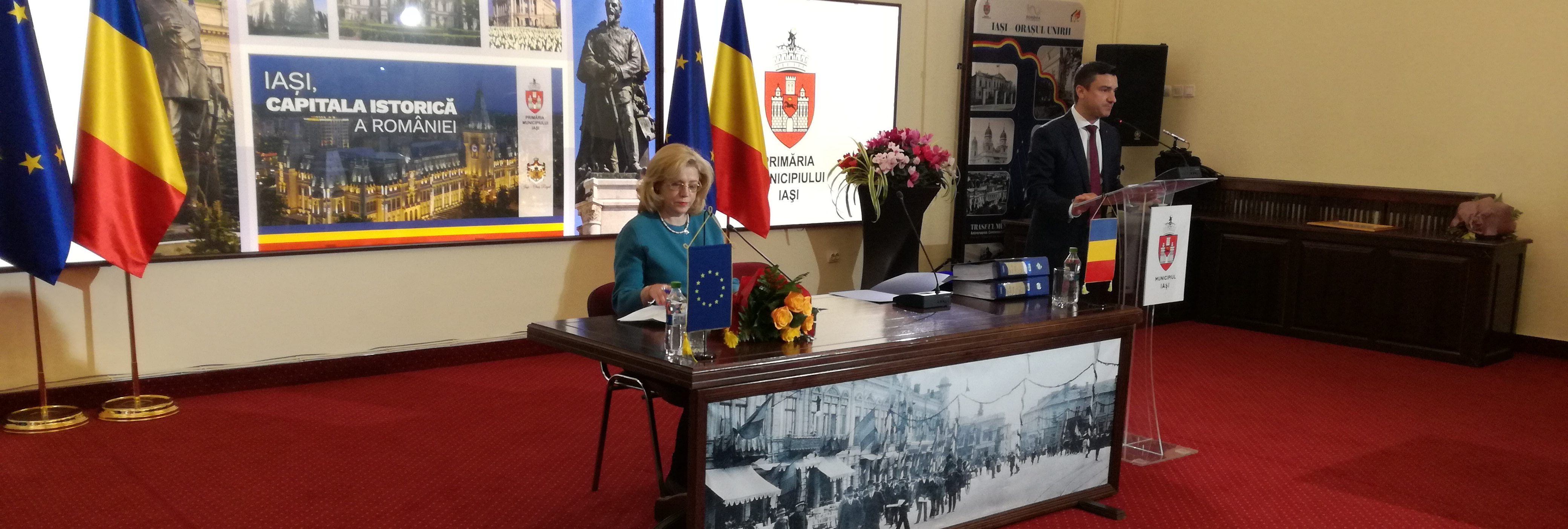 (IAŞI) Comisarul Corina Creţu: Studiile de fezabilitate pentru cele trei spitale regionale nu au fost depuse încă la Bruxelles