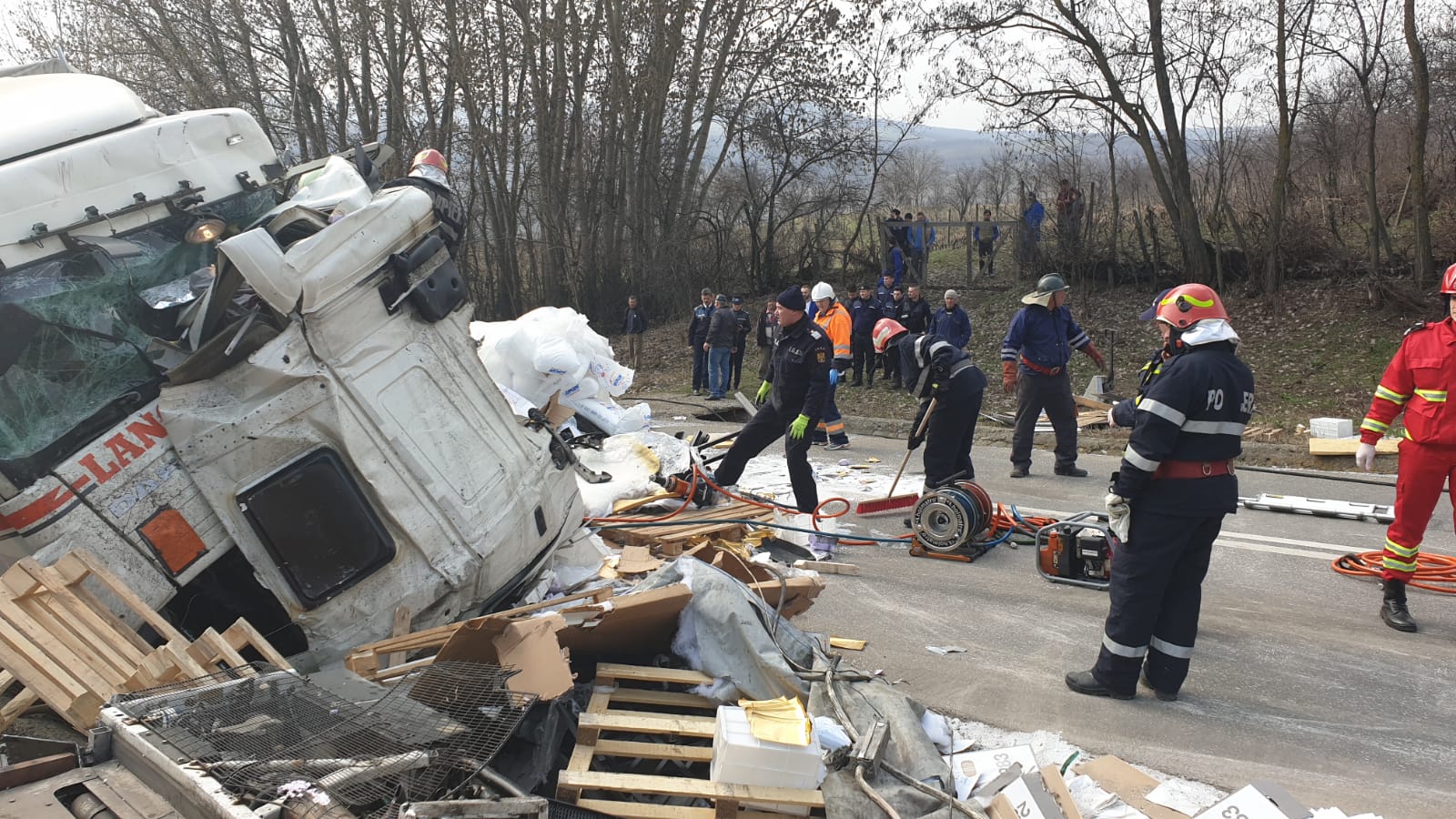 (UPDATE) IAŞI: Accident MORTAL la Răducăneni! Traficul rutier a fost reluat