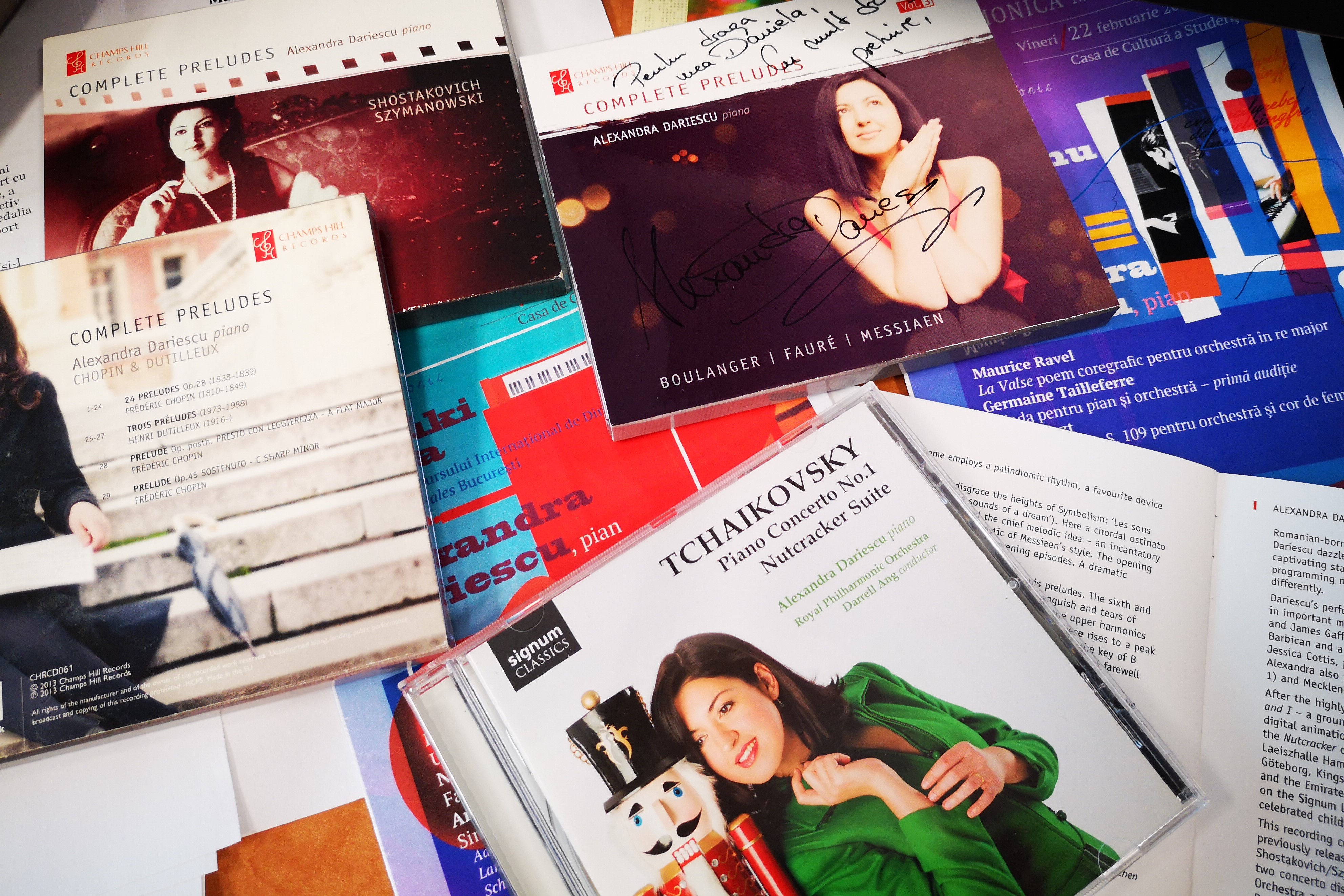 Alexandra Dăriescu, Turneul The Nutcracker and I şi repertoriu francez în primă audiţie la Filarmonica Moldova, la Univers Muzical cu Daniela Vlad