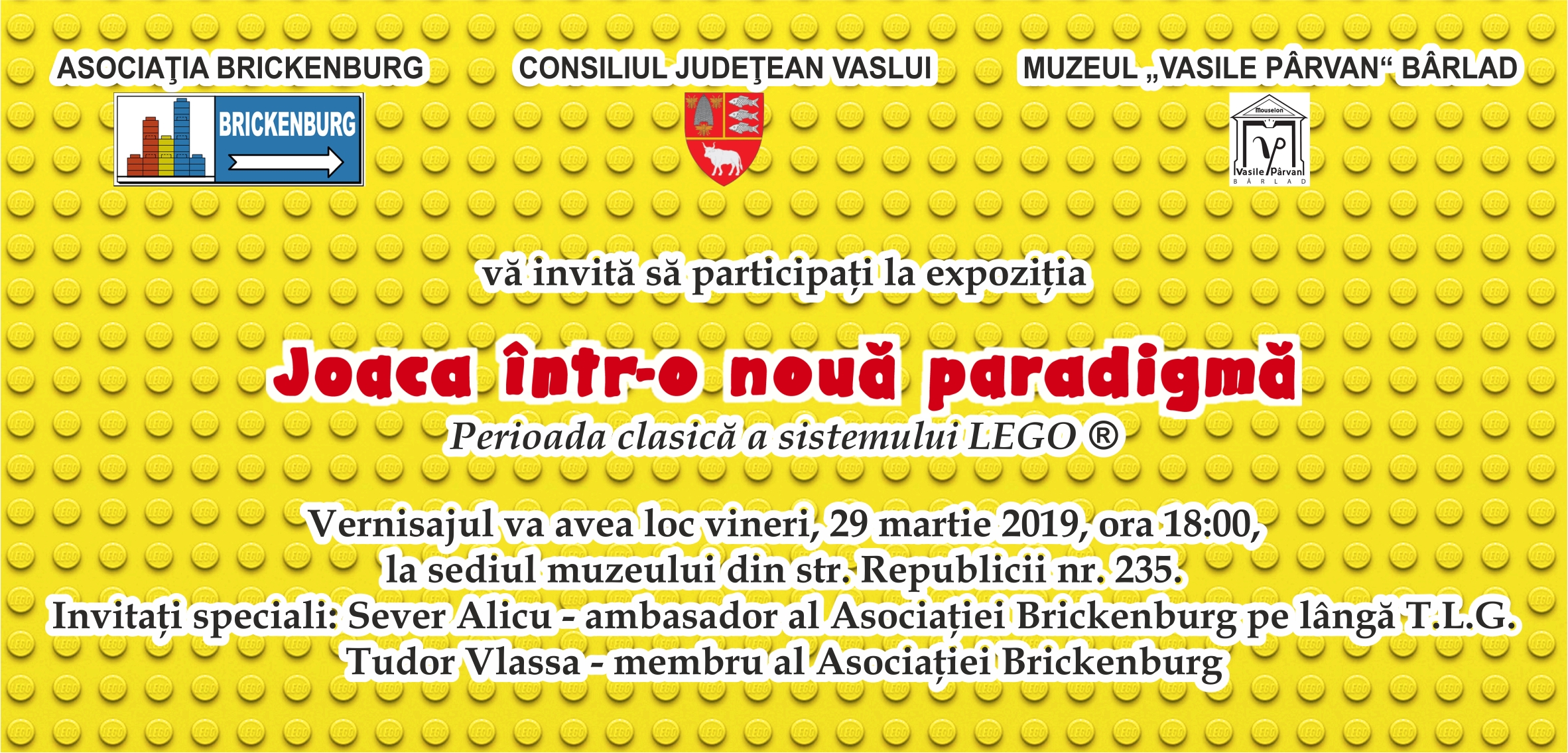 Expoziția temporară „Joaca într-o nouă paradigmă – Perioada clasică a sistemului Lego®”