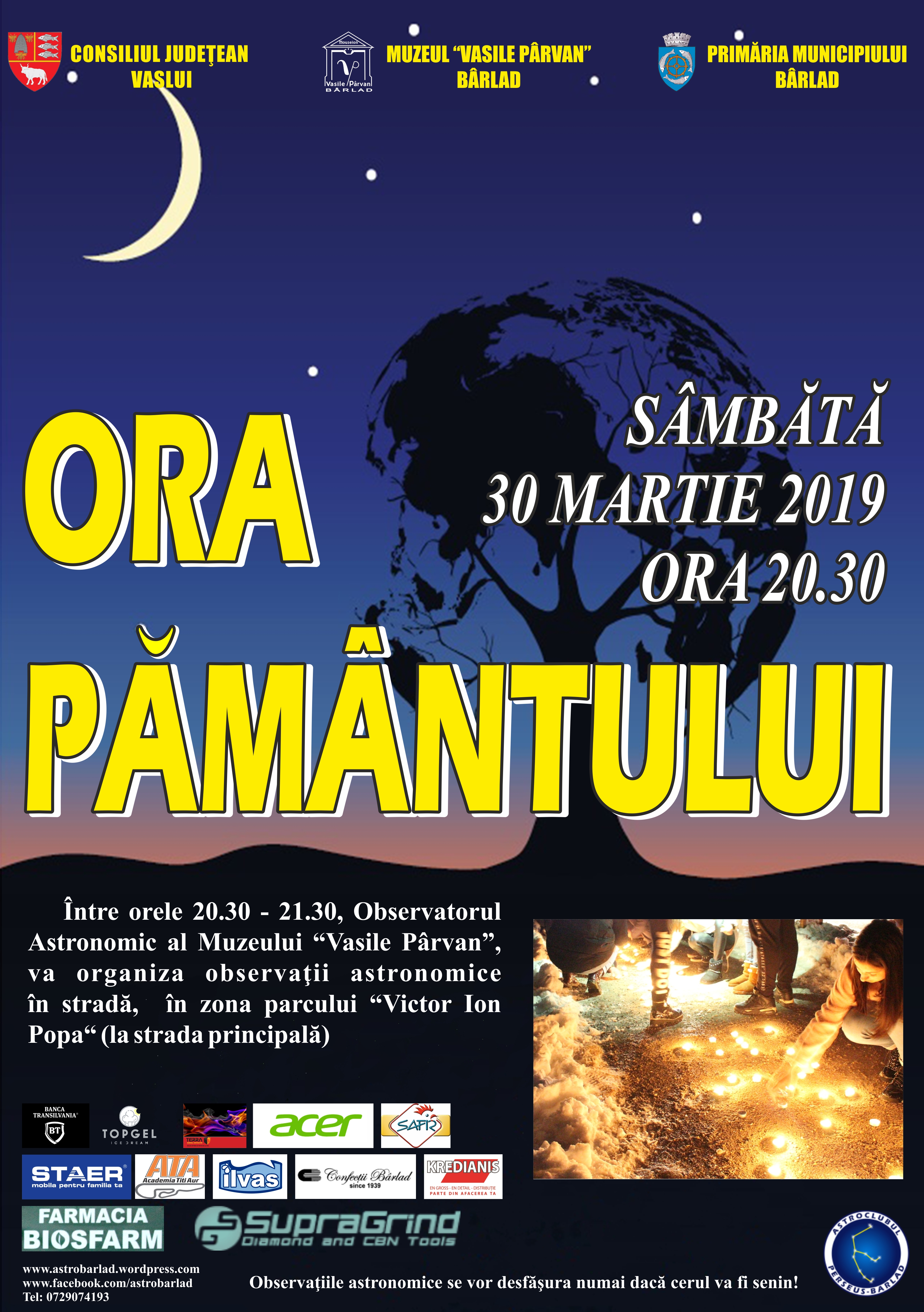 „Ora Pământului”/Bârlad, 30 martie 2019