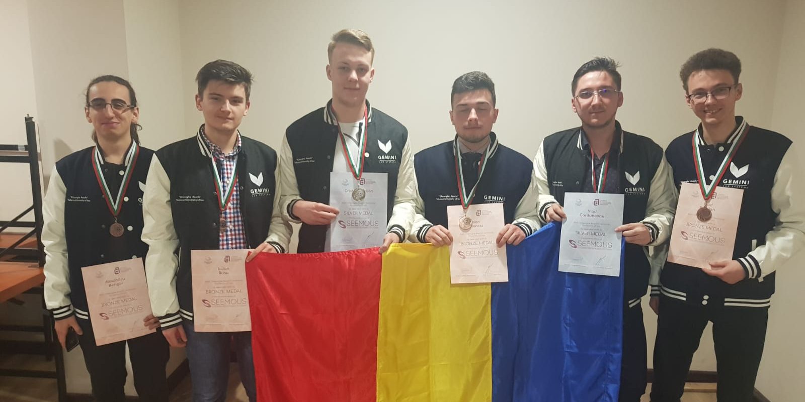 (FOTO) Șase medalii pentru cei șase studenți ai Politehnicii ieșene la Olimpiada internațională de matematică SEEMOUS 2019