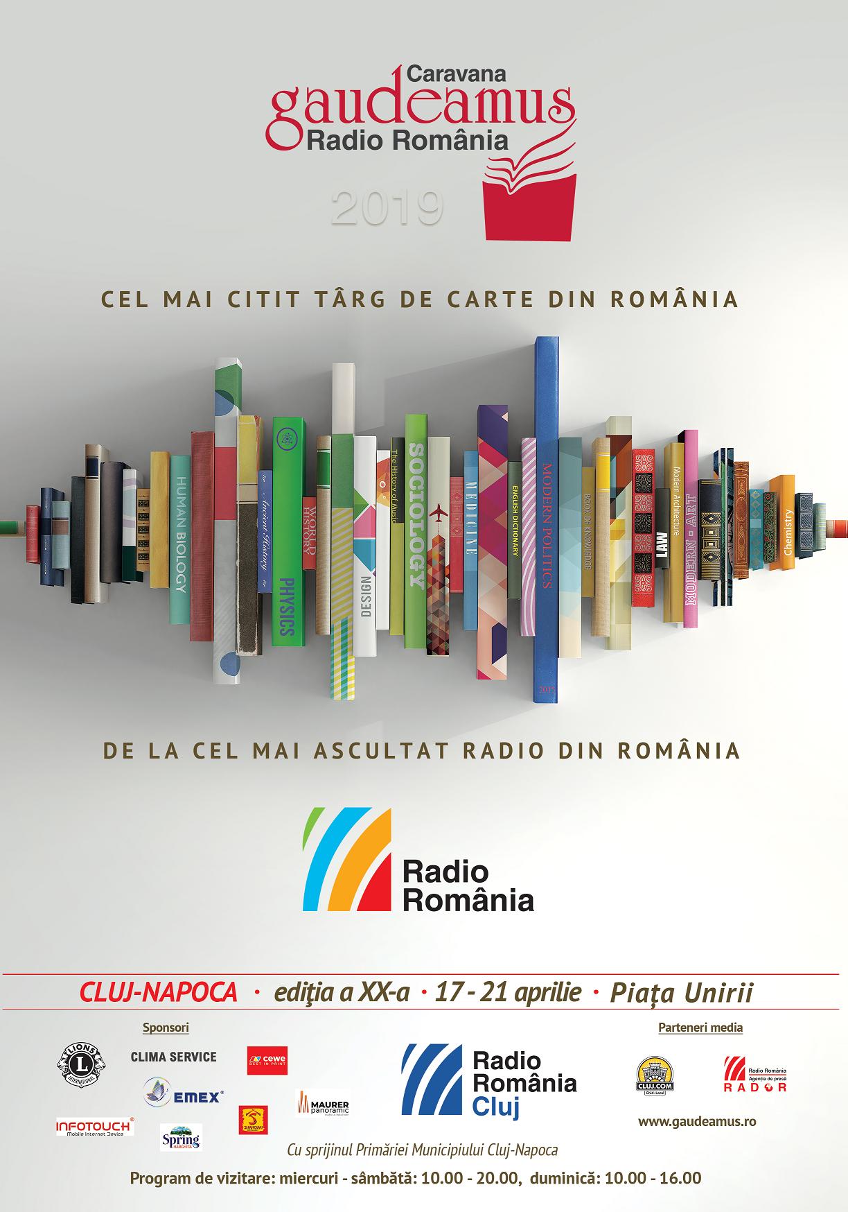 Caravana Gaudeamus Radio România la Cluj-Napoca