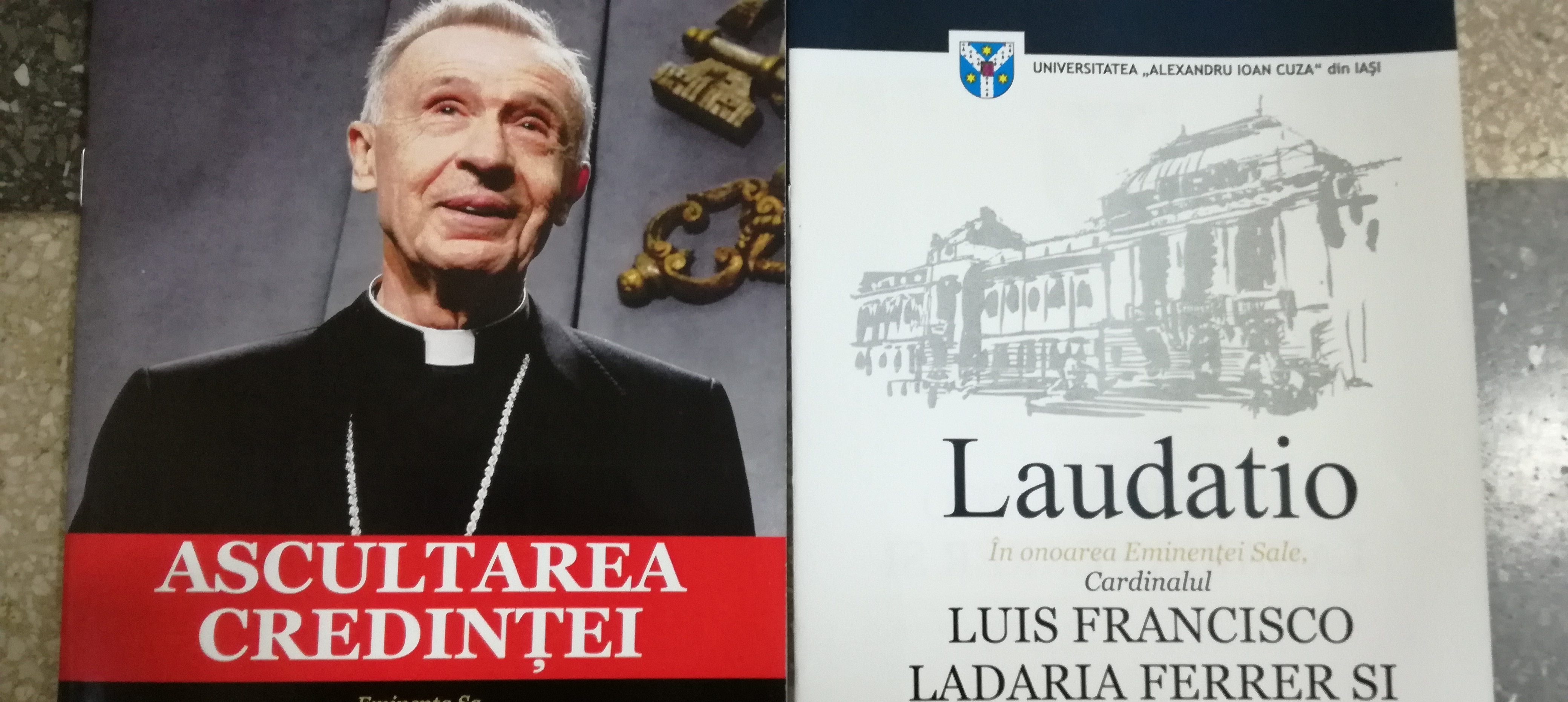 (AUDIO/FOTO) Iaşi: Decernarea titlului de Doctor Honoris Causa al UAIC Eminenței Sale Cardinalul Luis Francisco Ladaria