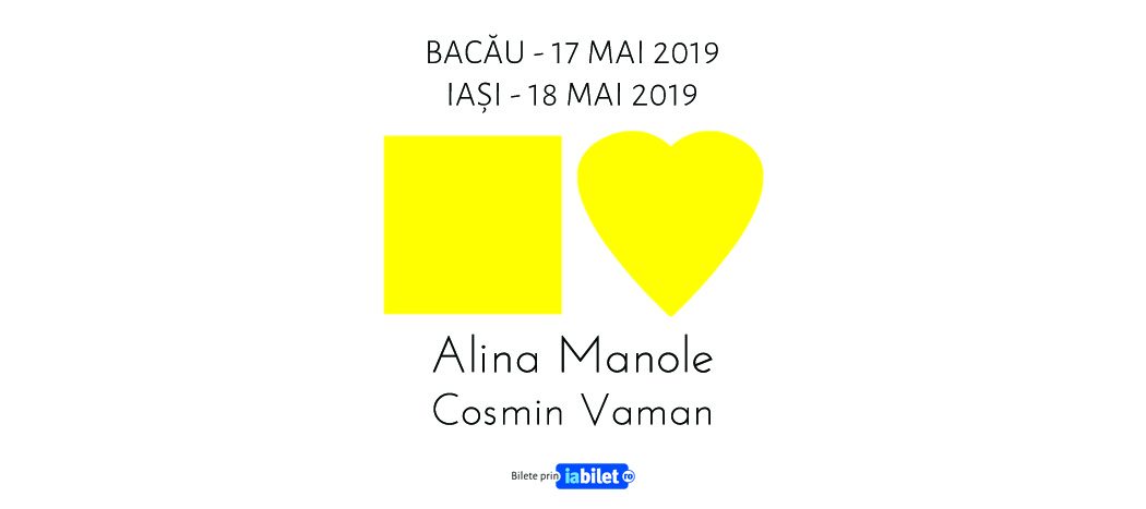 Alina Manole concertează în Bacău și Iași, în premieră alături de Cosmin Vaman!