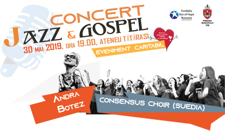 Concert JAZZ & GOSPEL – ANDRA BOTEZ & CONSENSUS CHOIR (Suedia)