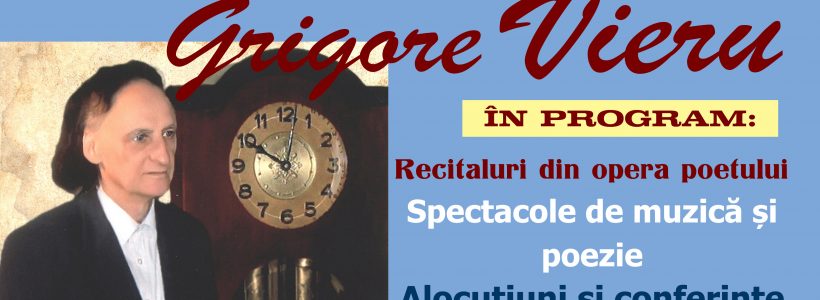 (AUDIO) Astăzi şi mâine, la Iaşi, are loc cea de-a 11-a ediţie a Festivalului Internaţional de Poezie „Grigore Vieru”