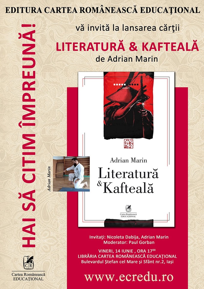 Literatură & Kafteală la Librăria Cartea Românească Educaţional din Iaşi