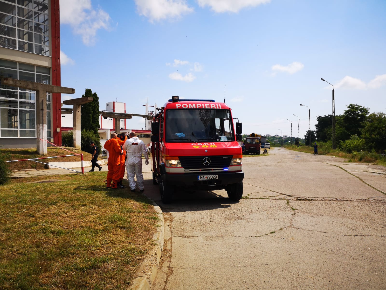 (FOTO) Amplu exerciţiu derulat de pompierii ieşeni