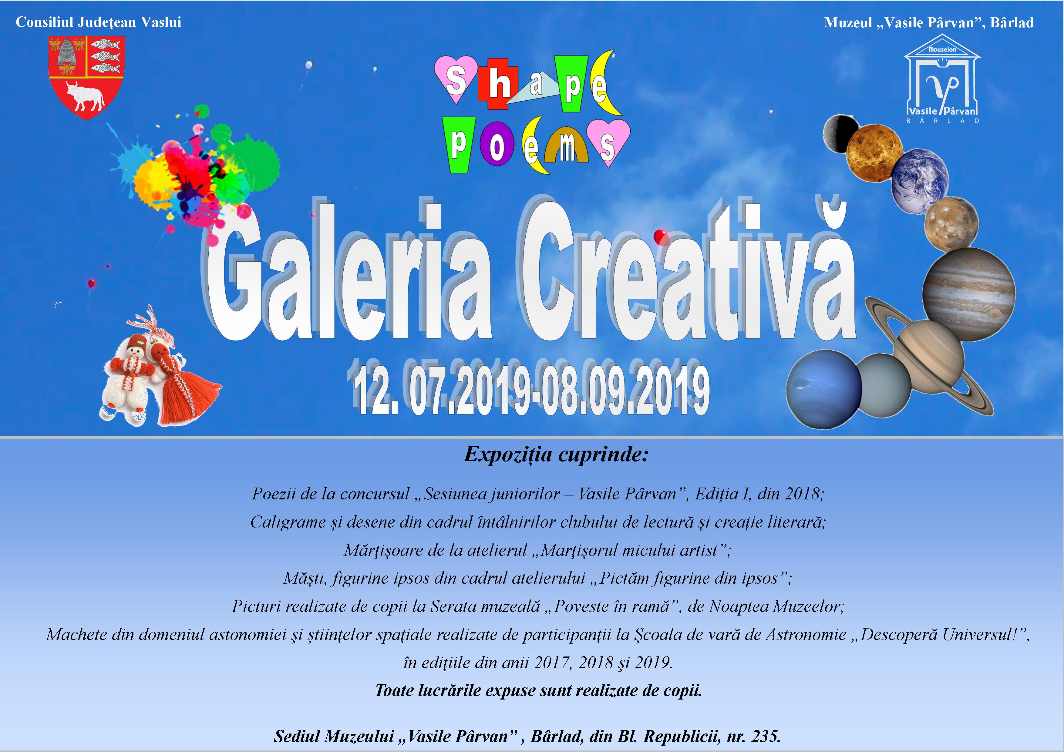 Expoziţia „Galeria Creativă”/Muzeul „Vasile Pârvan” din Bârlad