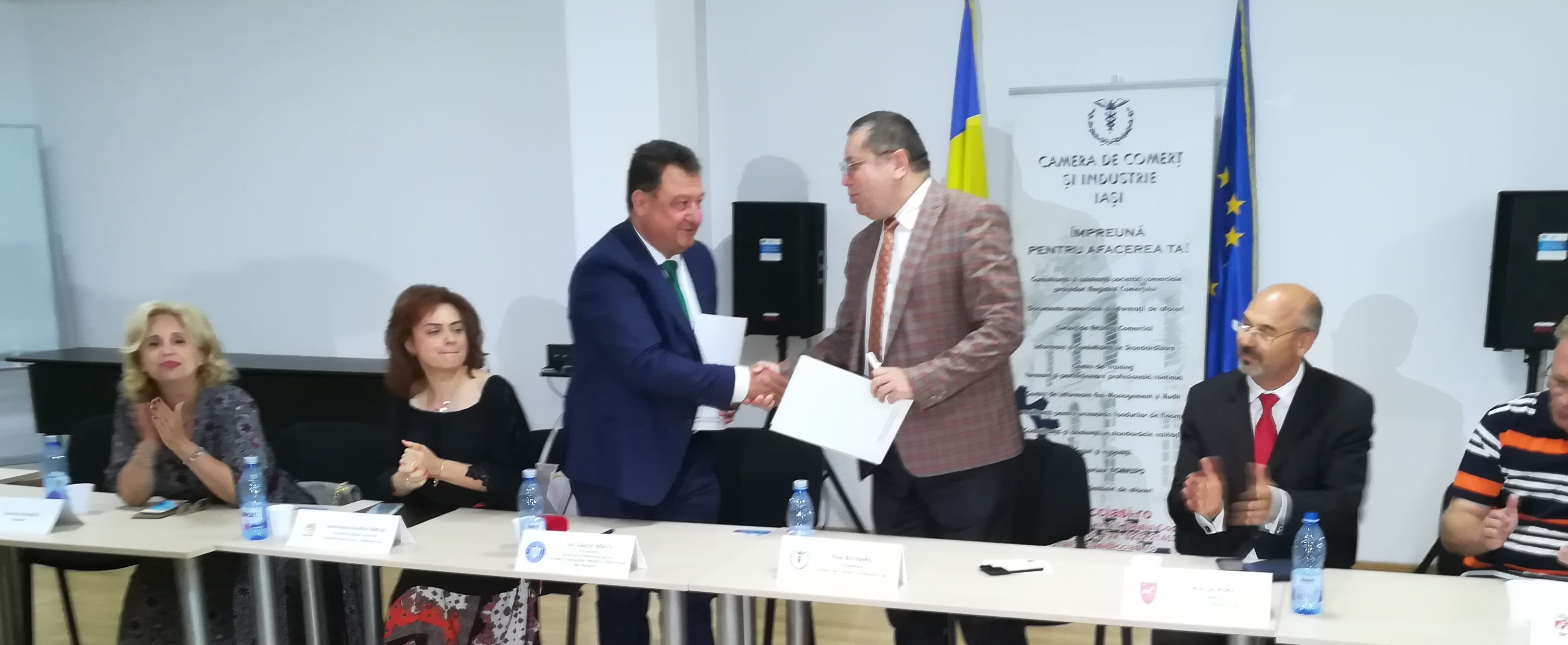 (AUDIO/FOTO) Protocol pentru învăţământul dual semnat la Camera de Comerţ şi Industrie Iaşi