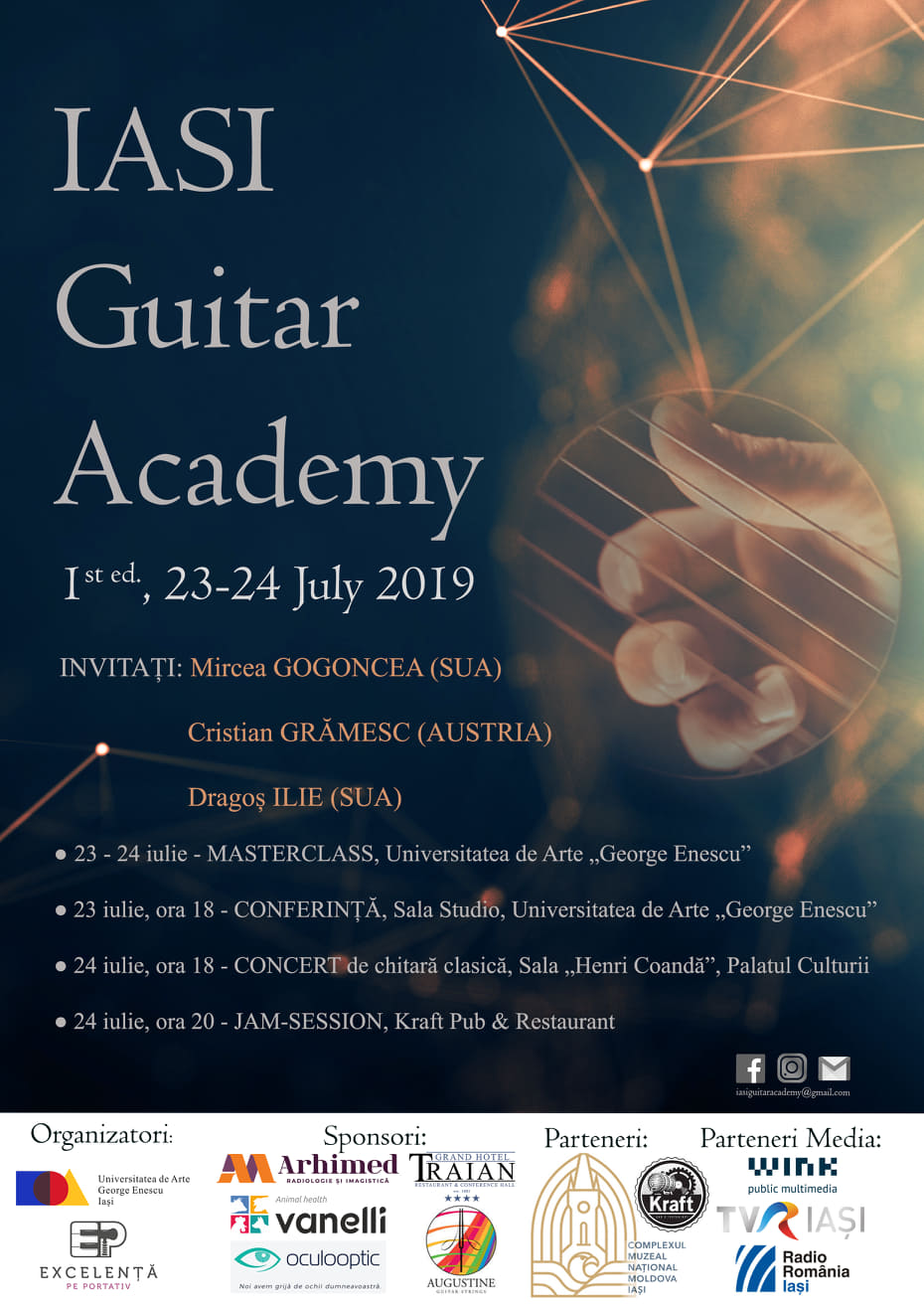 Iaşi: 23-24 iulie, Iaşi Guitar Academy