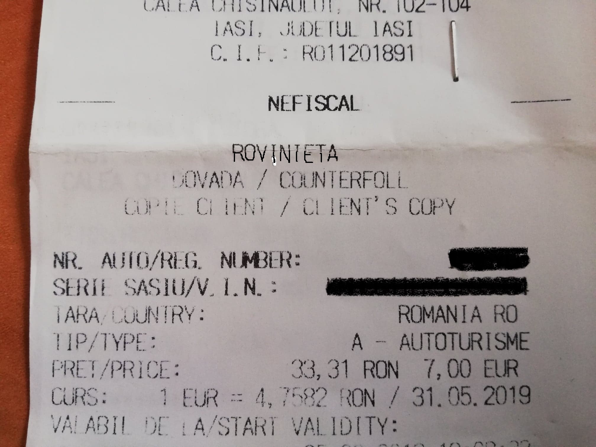 Creşte amenda pentru şoferii care circulă fără rovinietă