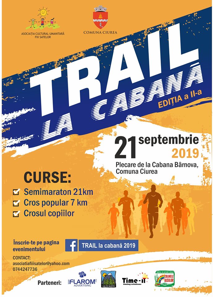 „TRAIL La Cabană” – semimaraton şi cros