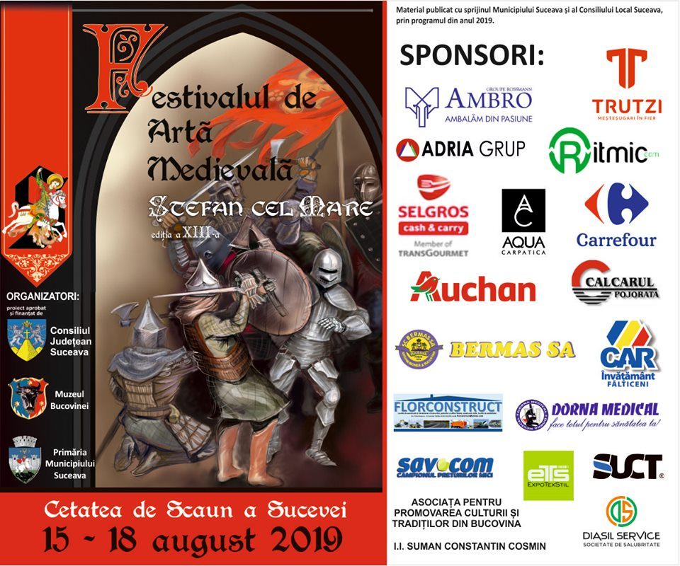 Festivalul de Artă Medievală, Cetatea de Scaun a Sucevei, 15-18 august 2019. Bună Dimineaţa cu Adina Şuhan