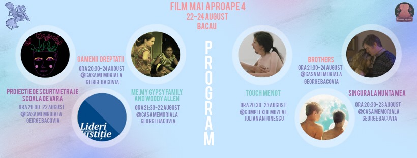 ? Bacău: Festivalul Naţional „Film mai aproape”, ediţia a IV-a, 22-24 august 2019. Bună Dimineaţa cu Adina Şuhan (22.08.2019)