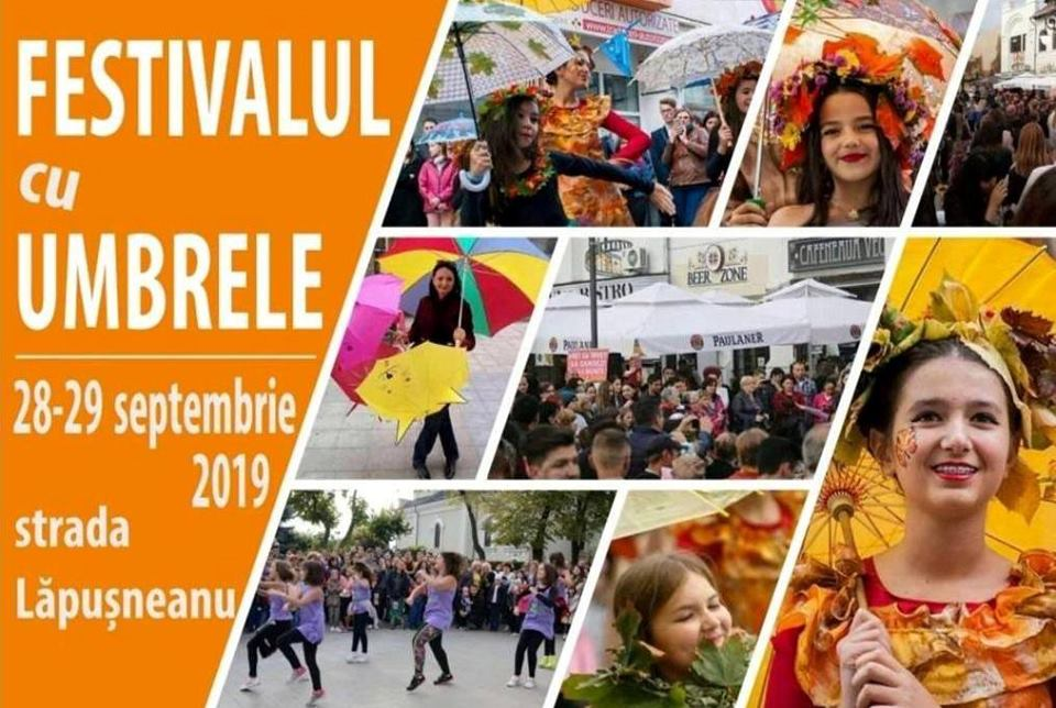 ☂️ „Festivalul cu Umbrele” pe strada Lăpuşneanu. Bună Dimineaţa cu Adina Şuhan (23.09.2019)