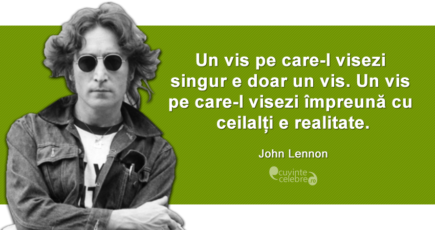 John Lennon: „Eşti liber să fii cine eşti”