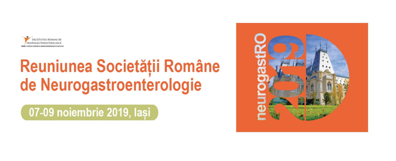 Societatea Română de Neurogastroenterologie organizează la Iaşi NeurogastRO 2019