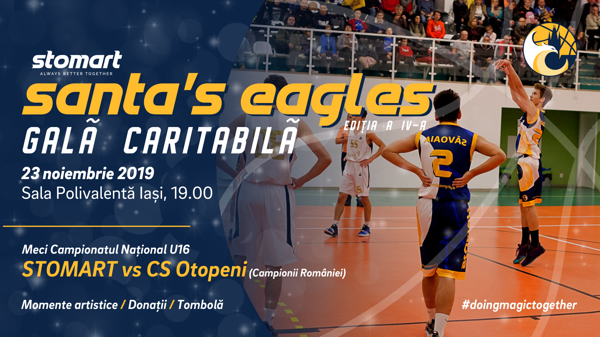 Iași- Cea de-a IV-a ediție a galei caritabile Santa’s Eagles