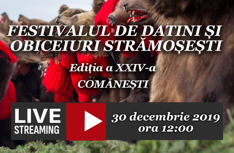 Festivalul de Datini şi Obiceiuri Strămoşeşti de la Comăneşti, Bacău, 2019. Bună Dimineaţa cu Adina Şuhan (30.12.2019)