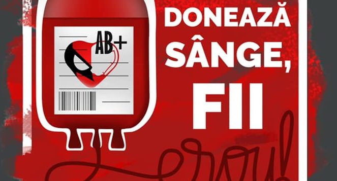 În judeţul Vaslui începe campania „Donează sânge! Fii erou”