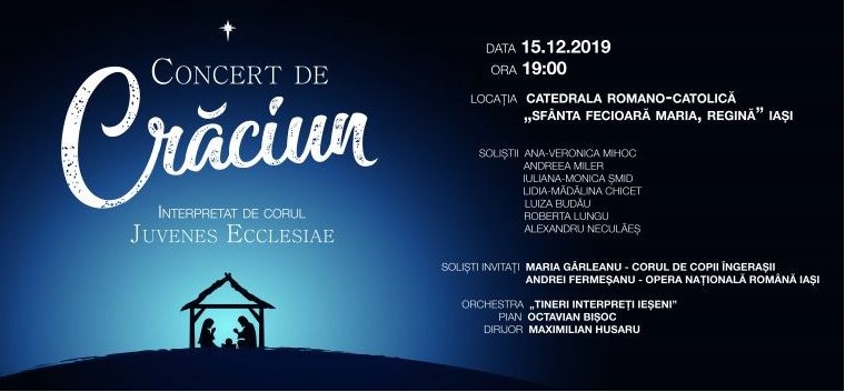 Iaşi: Invitaţie la concertul de colinde al corului „Juvenes Ecclesiae”