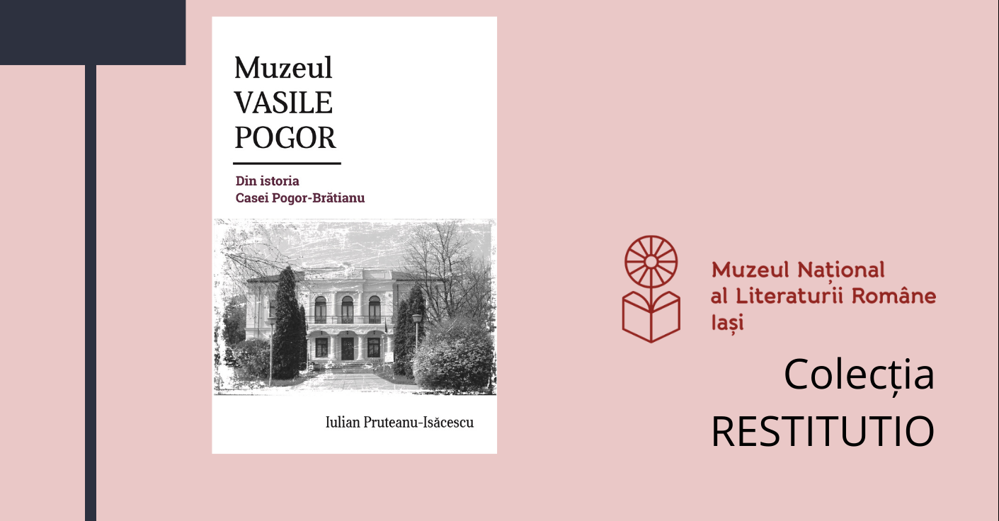 Poveștile muzeelor literare ieșene într-o nouă colecție: Restitutio