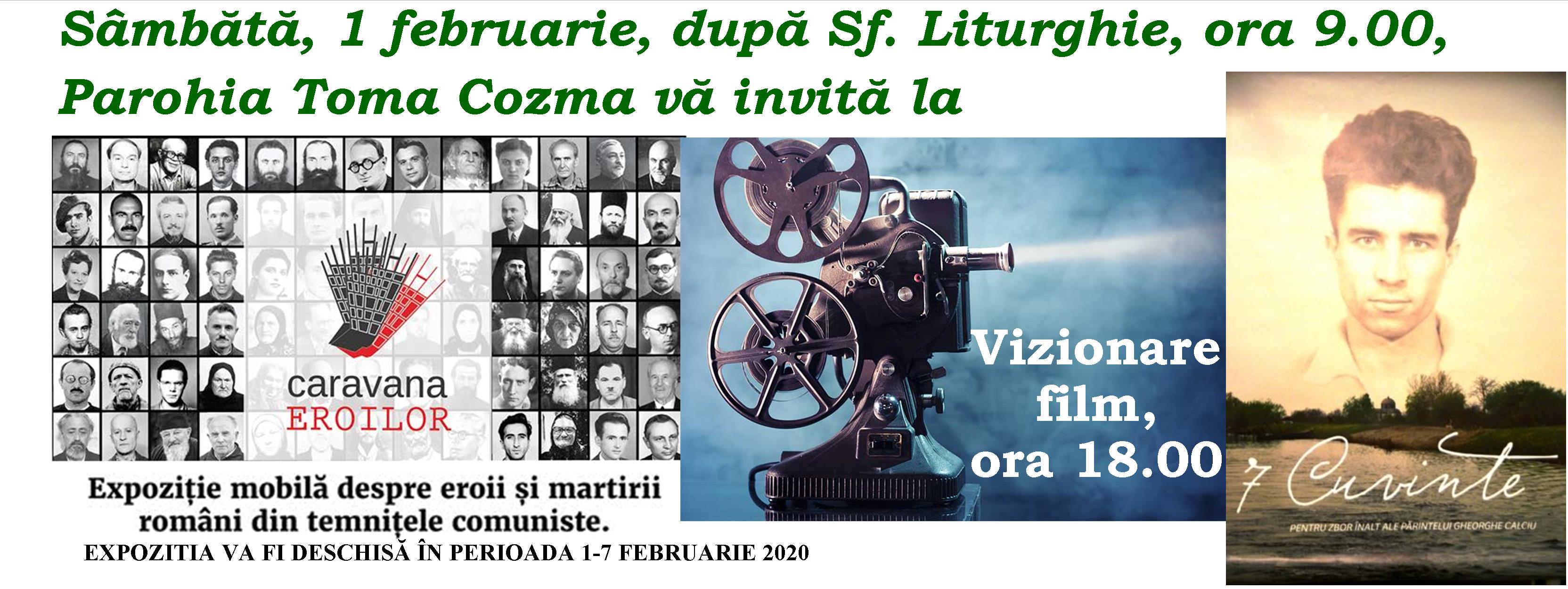 Iași: Expoziția itinerantă „Caravana Eroilor” și proiecția filmului ”7 cuvinte”