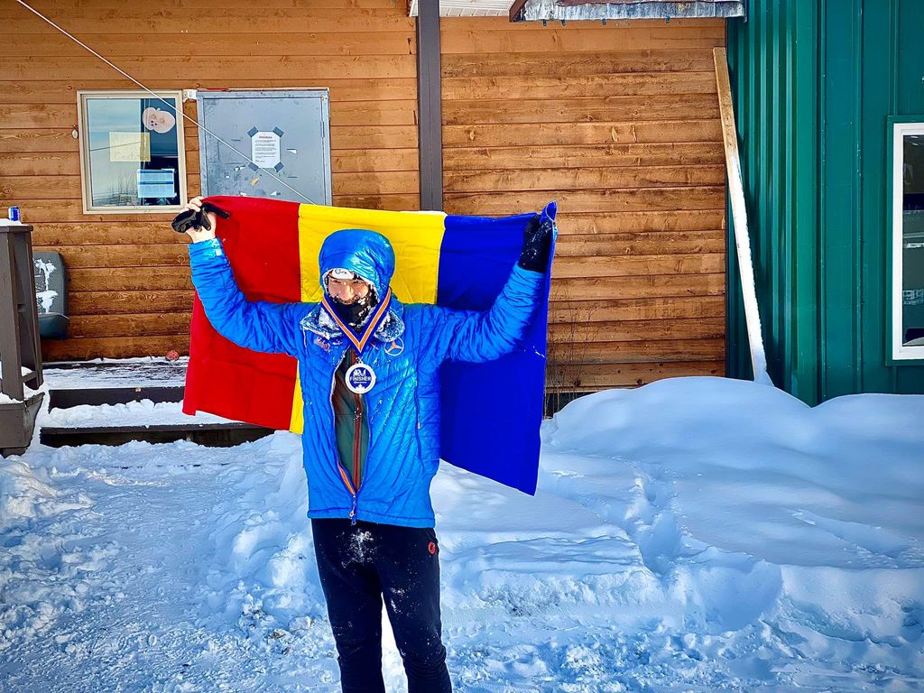 Tiberiu Uşeriu a reuşit să termine pe podium cursa de 300 mile de la Yukon Arctic Ultra