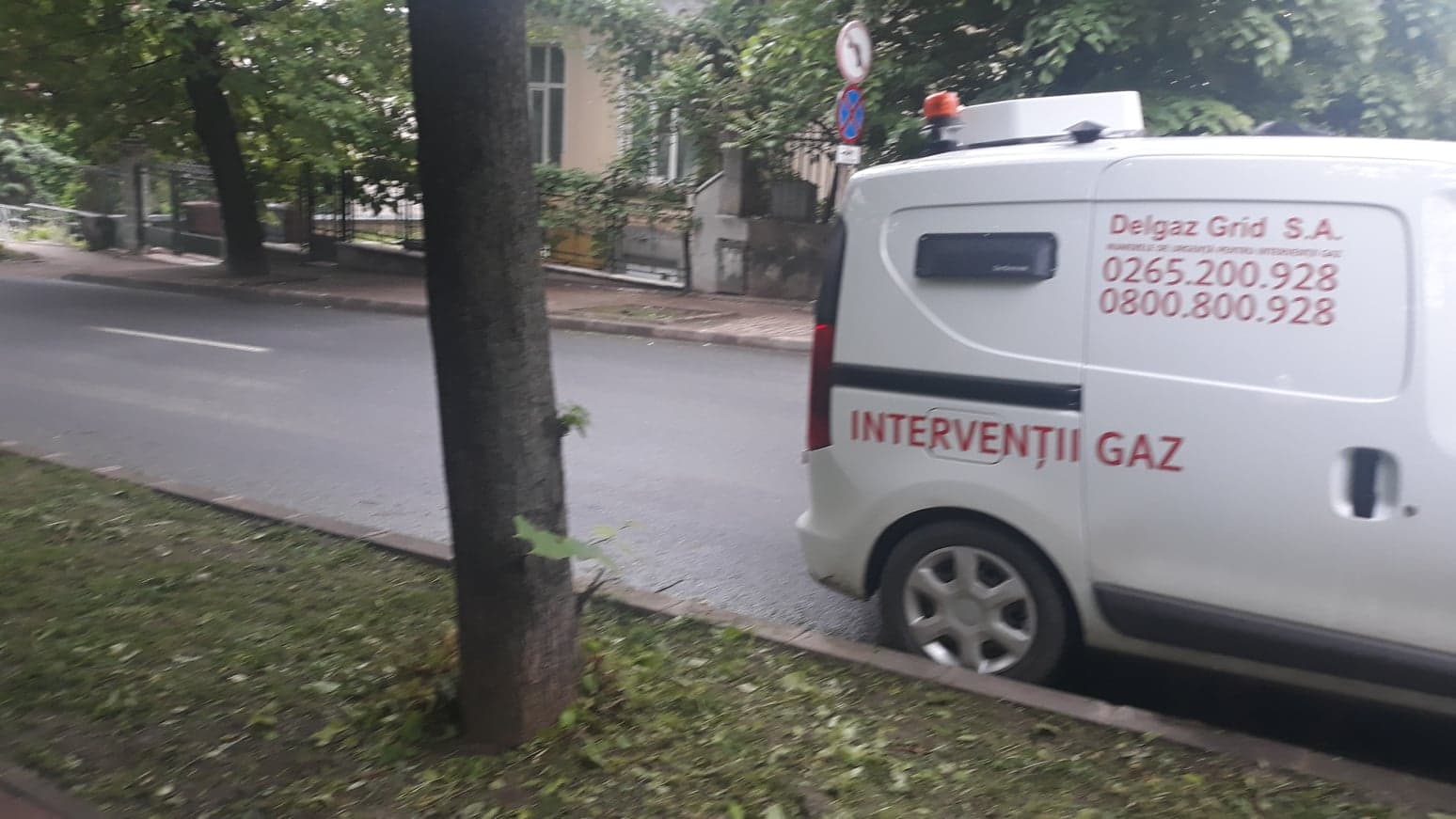 Scurgeri de gaze naturale la un supermarket din Galaţi