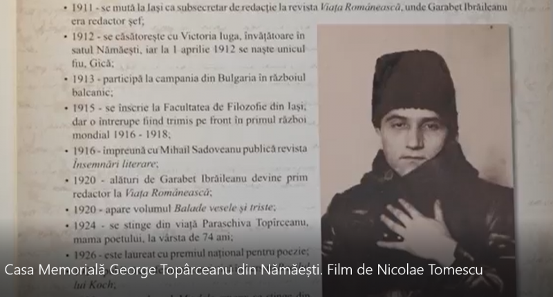 George Topîrceanu: „Sinceritatea în artă e o însușire supremă”…