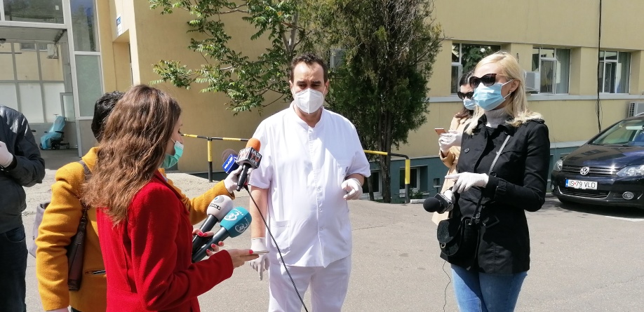 (AUDIO) IAȘI: 37 de cadre medicale şi pacienţi de la Spitalul de Neurochirurgie sunt infectate cu virusul Covid-19