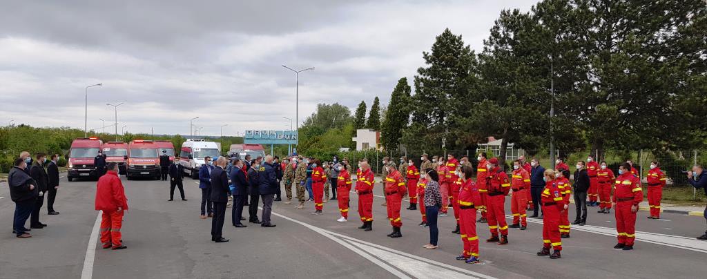 Echipa de medici români care i-a ajutat pe colegii din Republica Moldova în lupta împotriva COVID-19 s-au întors acasă