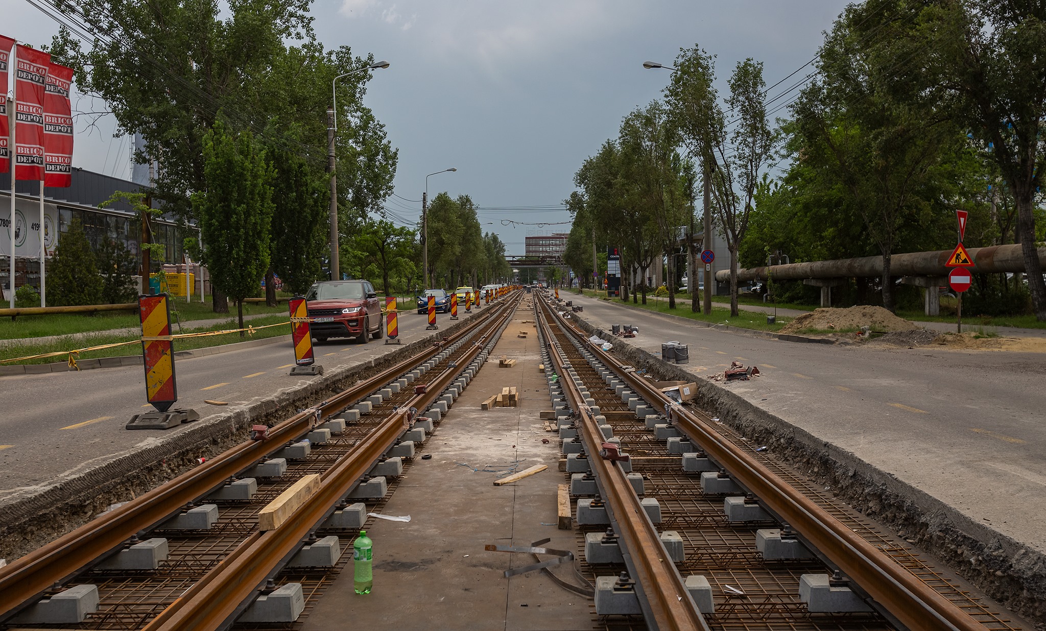 (AUDIO) Probe la calea de rulare a tramvaielor pe traseul Iași-Dancu