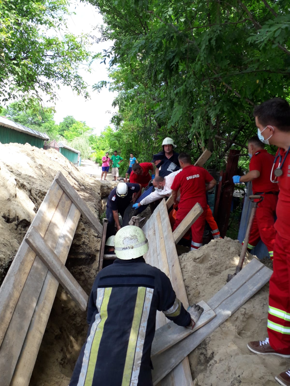 (FOTO) Vaslui: Accident de muncă mortal