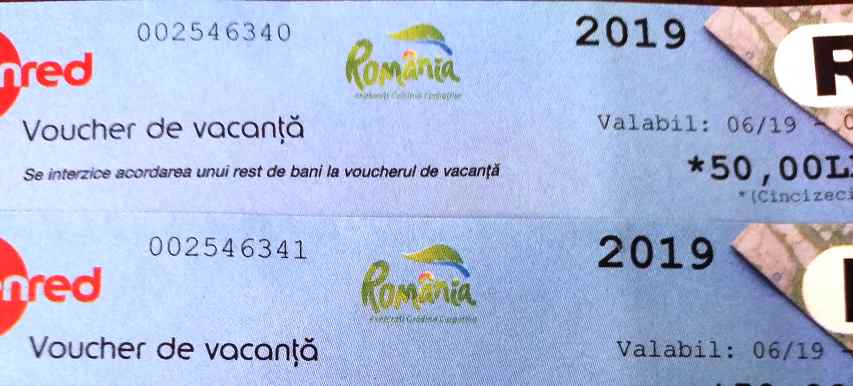 Valabilitatea voucherelor de vacanţă – prelungită până la sfârşitul anului viitor