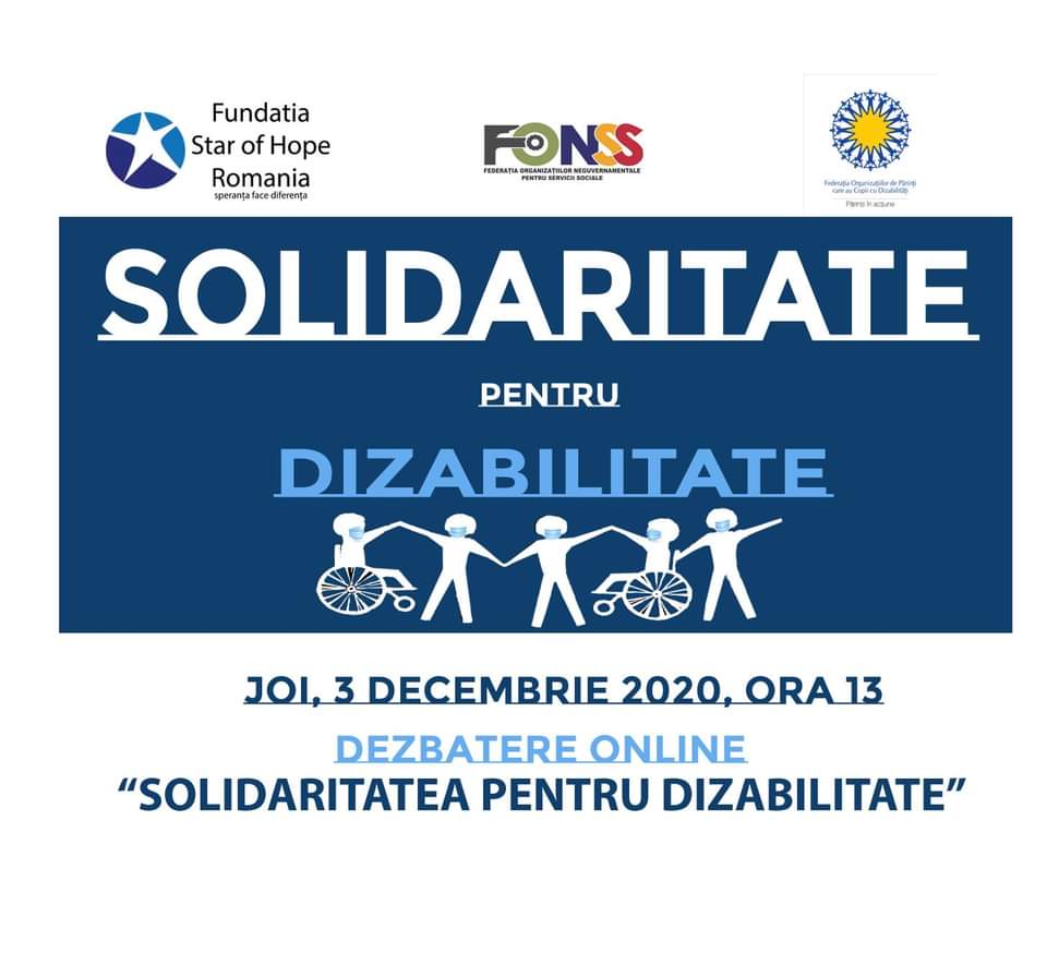 “Solidaritate pentru Dizabilitate”. Bună Dimineaţa cu Adina Şuhan (01.12.2020)