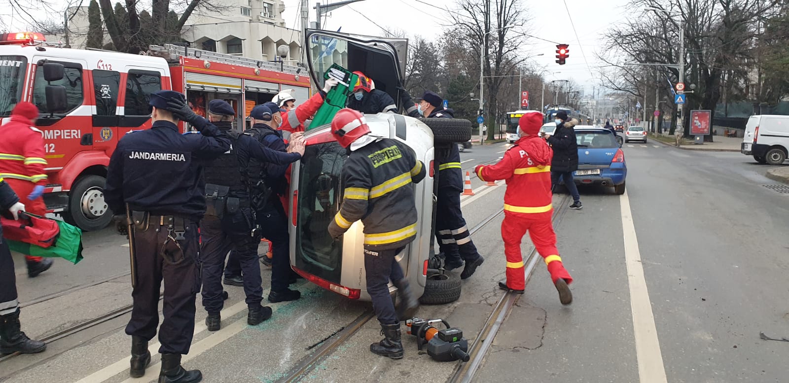 UPDATE Iași: Accident rutier grav în Copou. O persoană a decedat