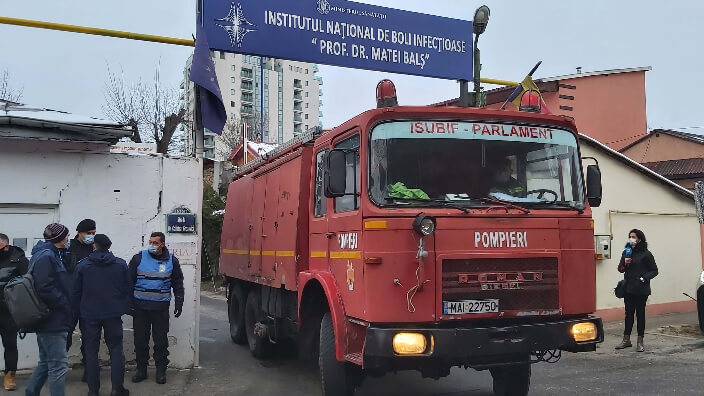 MS: Încă un pacient care fusese internat la ‘Matei Balş’ în pavilionul afectat de incendiu a decedat