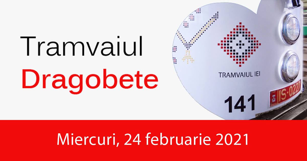 ❤️? „Tramvaiul Dragobete” pe străzile Iaşului