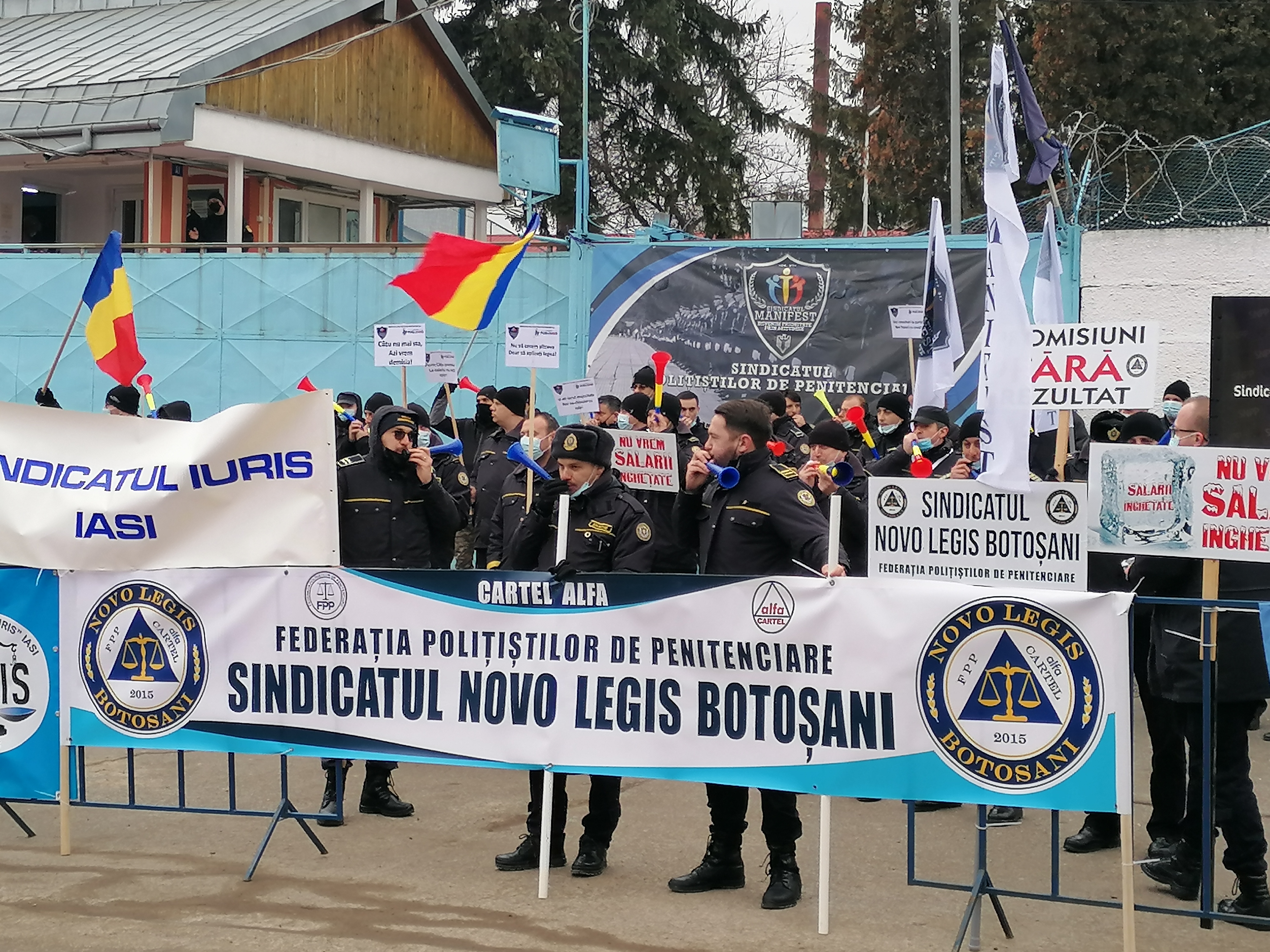 (UPDATE) Protest la Penitenciarul Botoșani