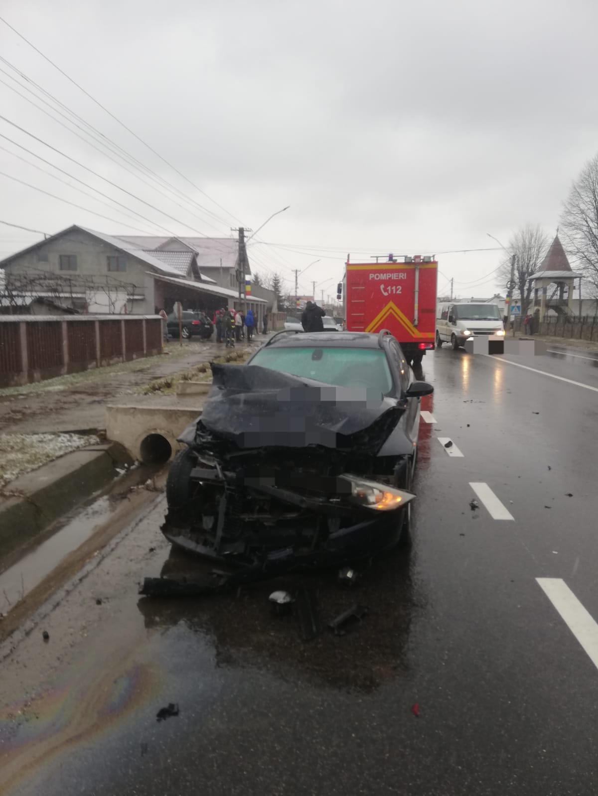 (FOTO) Accident rutier pe E85, loc. Traian din judeţul Neamţ