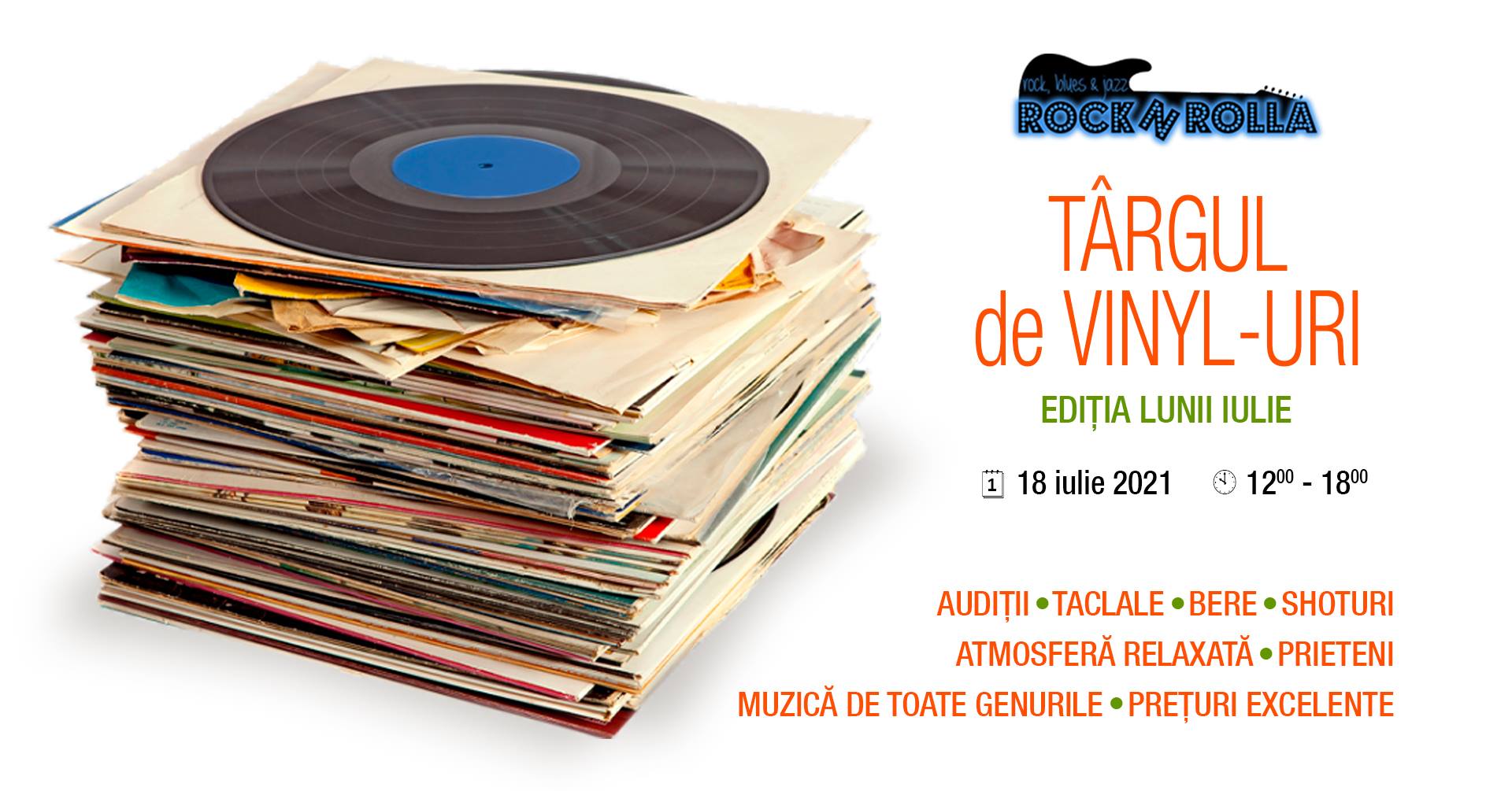 Târg de discuri (vinyl) la Iaşi. Bună Dimineaţa cu Adina Şuhan (18.07.2021)