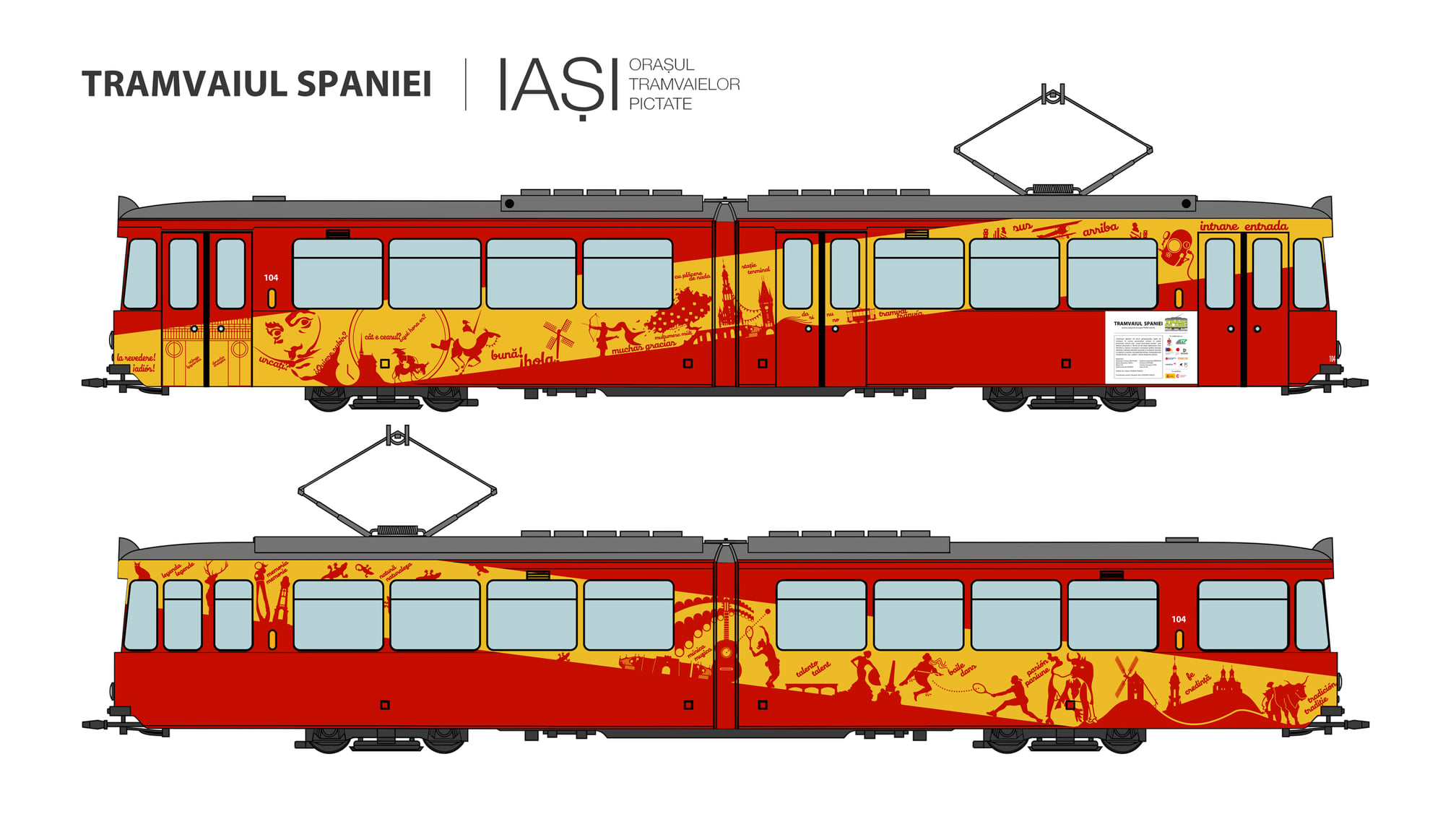 Tramvaiul Spaniei, pe străzile Iaşului