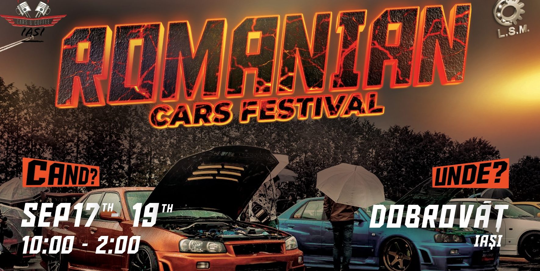 IAȘI: Romanian Cars Festival, primul mare eveniment dedicat pasionaților de mașini, începe astăzi (17 – 19 septembrie)