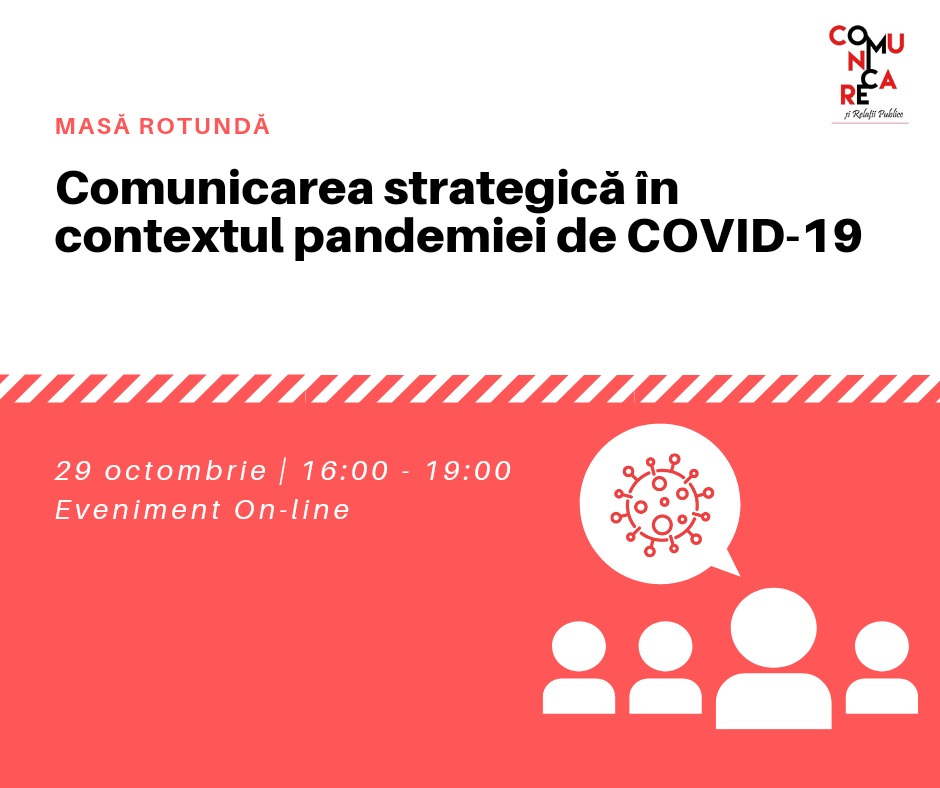 Masă rotundă la UAIC: Jurnaliști și specialiști vor vorbi despre Comunicarea strategică în contextul pandemiei de Covid-19