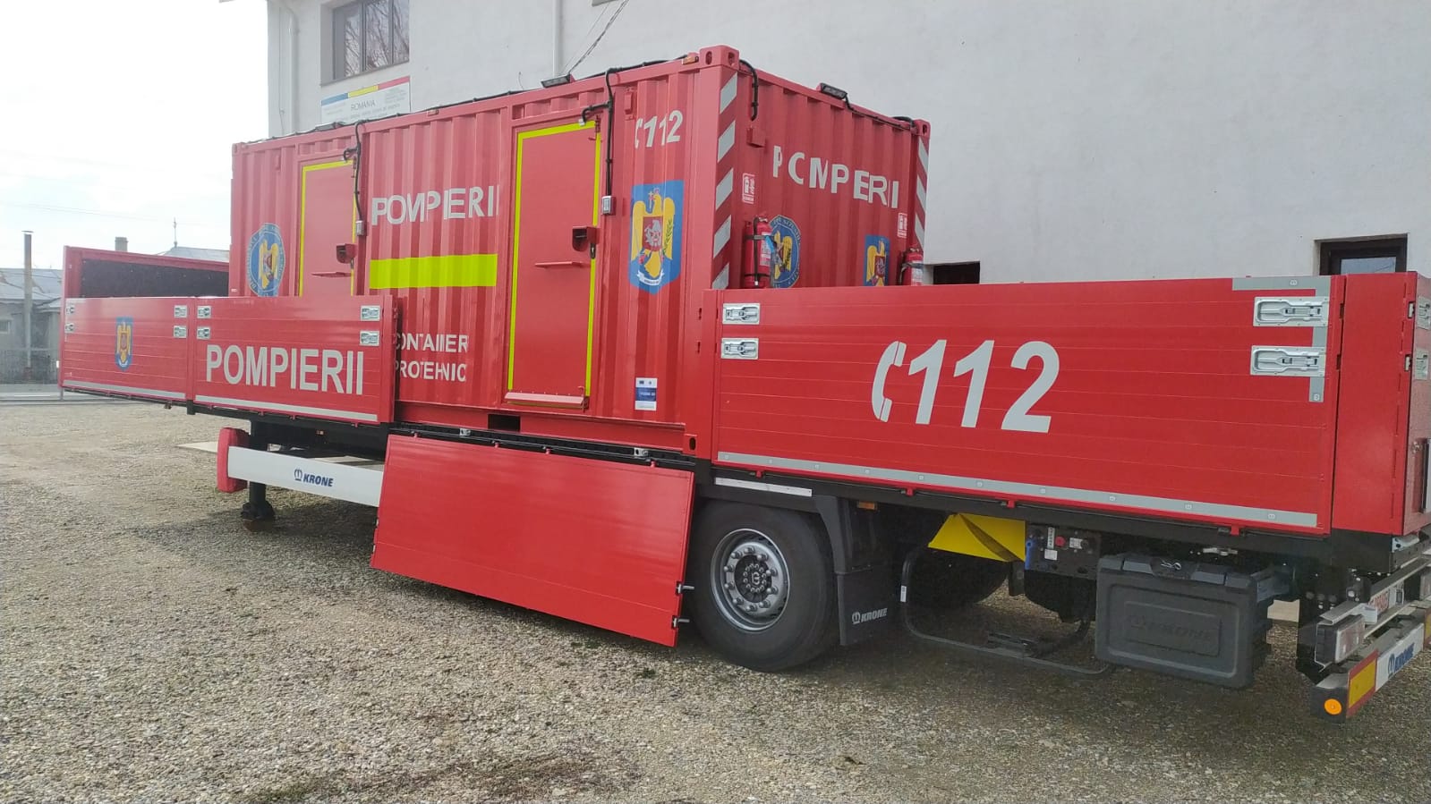 Vrancea: ISU a fost dotat cu un container pentru misiuni pirotehnice