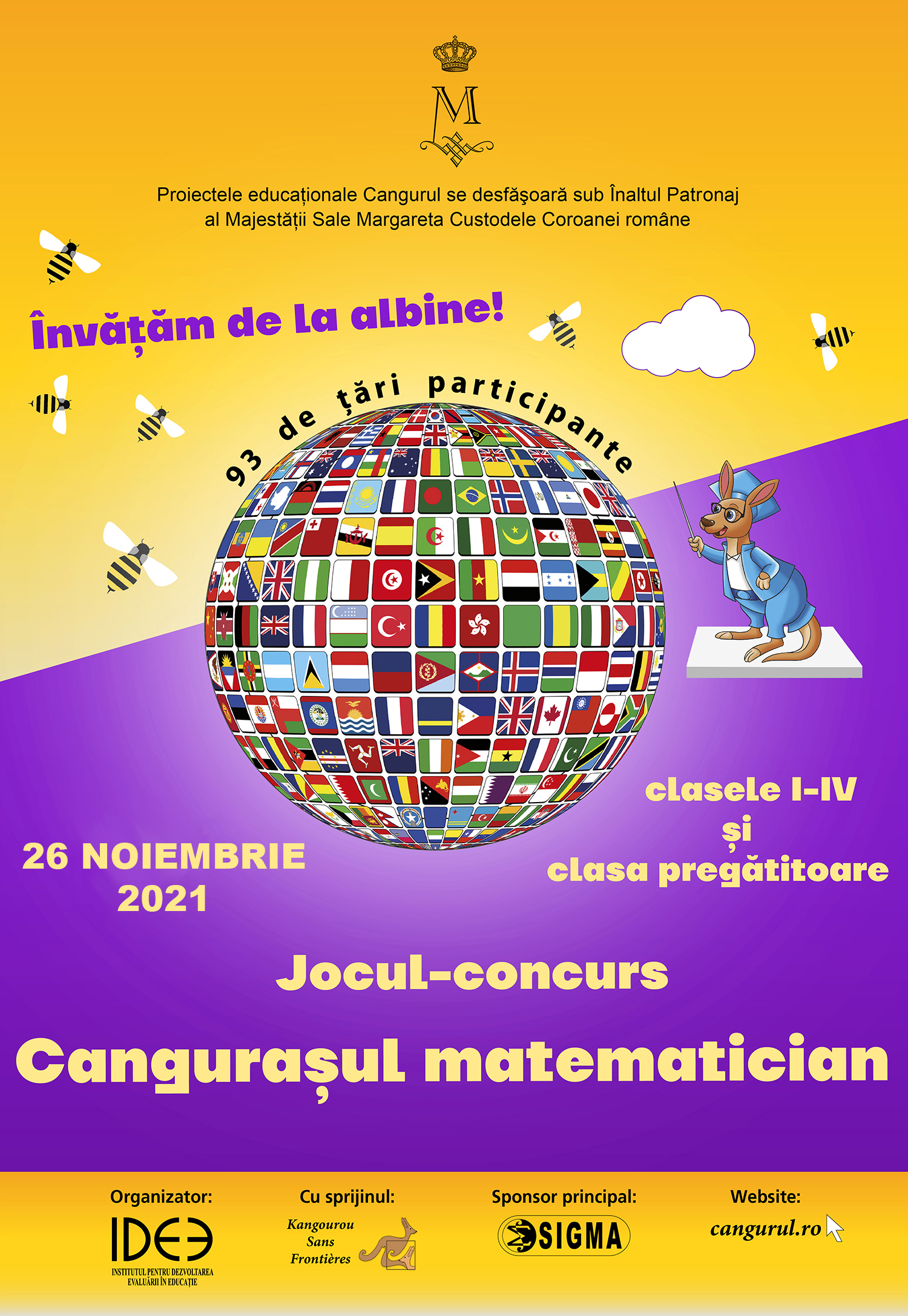 Au început înscrierile la jocul-concurs internațional Cangurașul Matematician