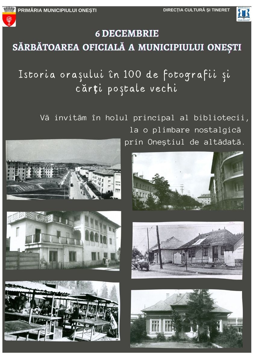 “Istoria oraşului în 100 de fotografii şi cărţi poştale vechi” la Oneşti. Bună Dimineaţa cu Adina Şuhan (06.12.2021)